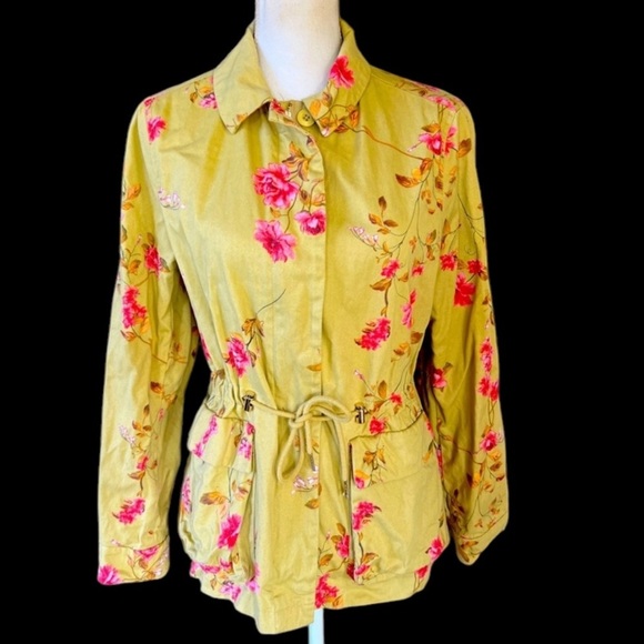 A Loves A medium long sleeve 100% cotton zip up jacket excellent condition - Picture 1 of 16